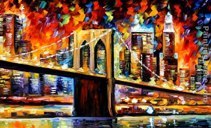 Leonid Afremov BROOKLYN BRIDGE